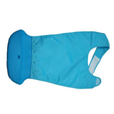 Adult Feeding Bib Made of Nylon and Silicone