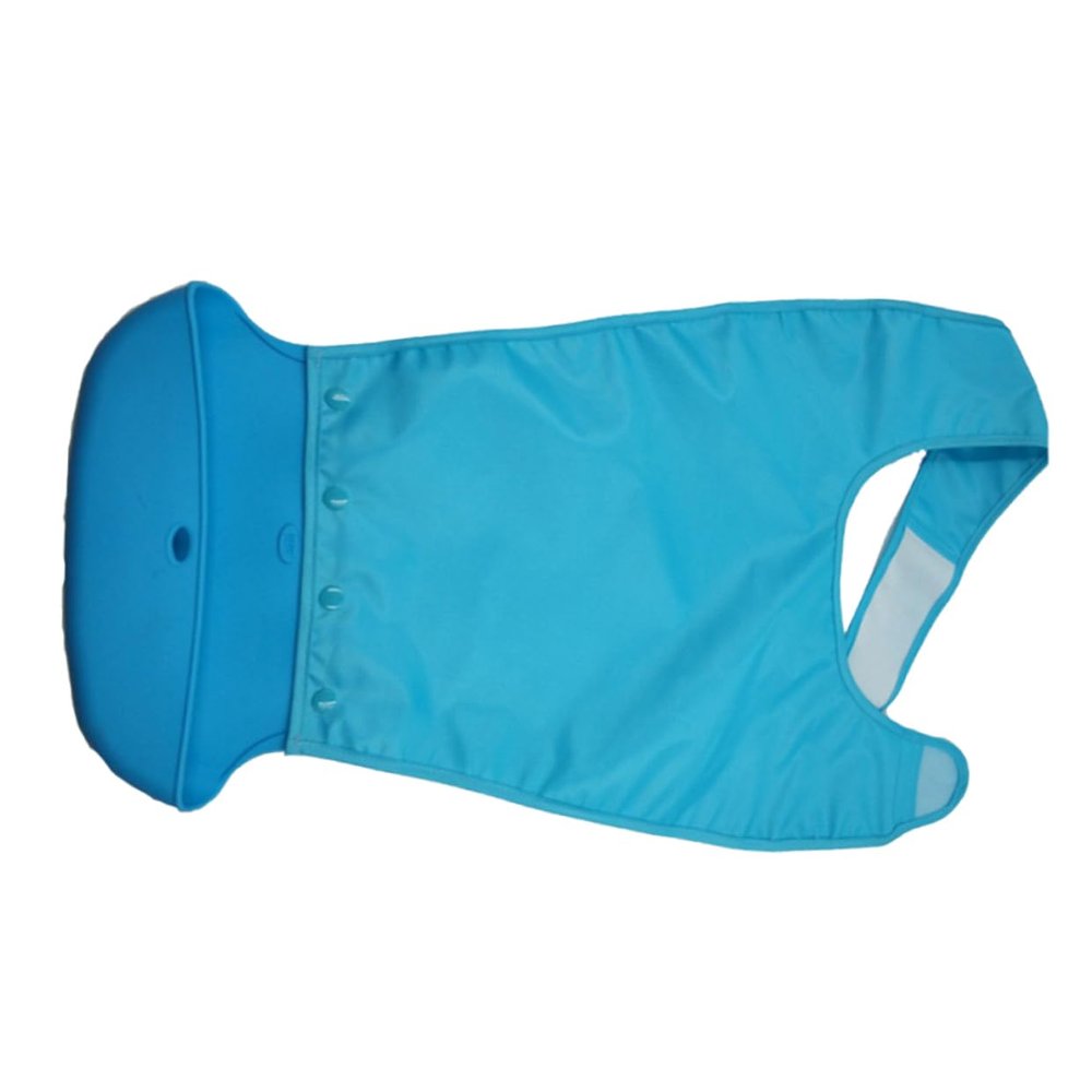 Adult Feeding Bib Made of Nylon and Silicone