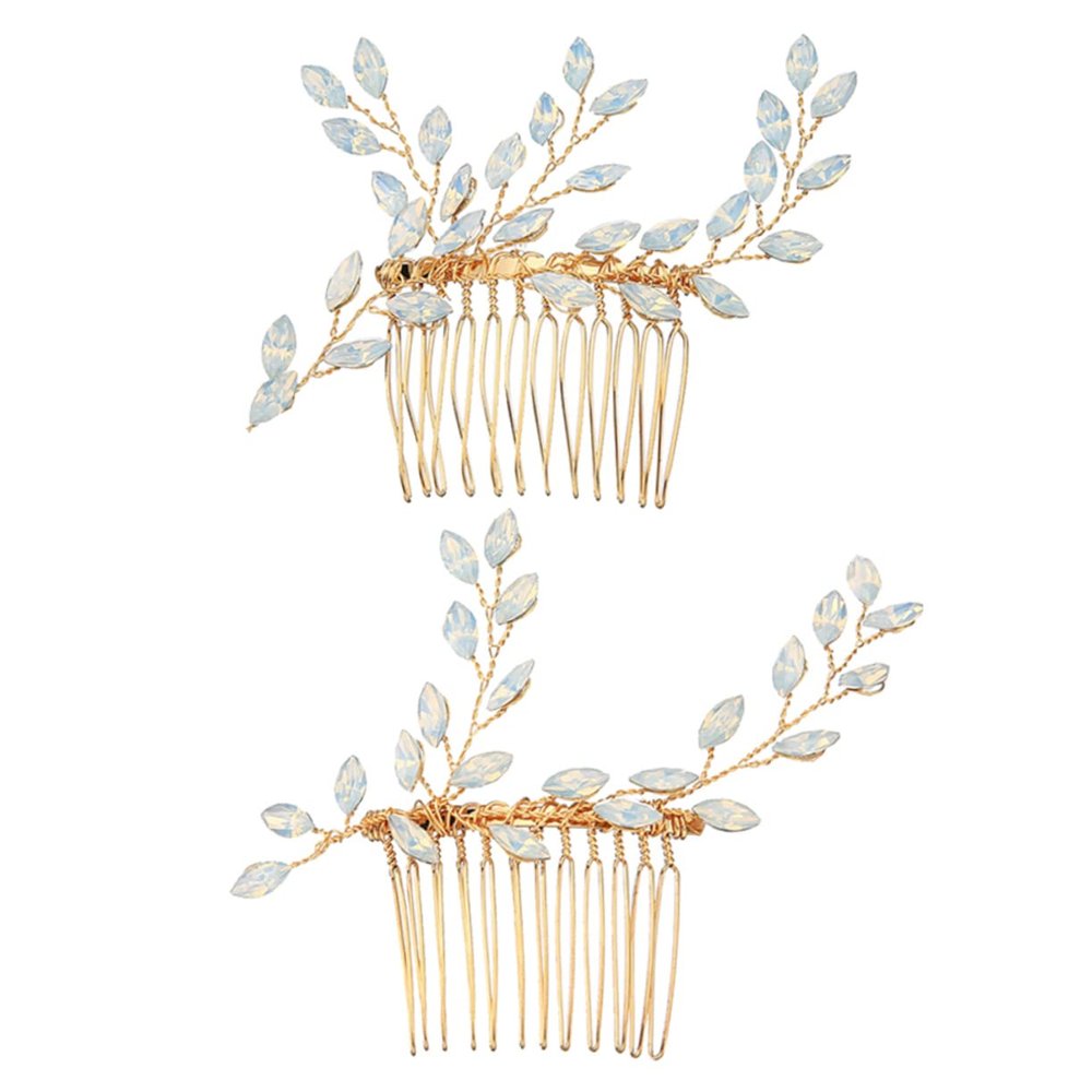 Beavorty Women's Alloy Hairpins, Shiny Bridal Headpiece with Rhinestones