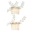 Beavorty Women's Alloy Hairpins, Shiny Bridal Headpiece with Rhinestones view 1