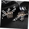 Beavorty Women's Alloy Hairpins, Shiny Bridal Headpiece with Rhinestones view 4