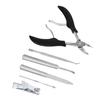 Stainless Steel Toenail Care Set, 1 Set, Black view 1