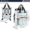 Vnurnrn Flamenco Pink Birds Mom Backpack, Large-Capacity Diaper Bag view 3