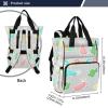 Vnurnrn Se Cartoon Sheep Mom Bag, Diaper Bag Travel Backpack, Large Capacity Shoulder Bag for Outdoors view 3