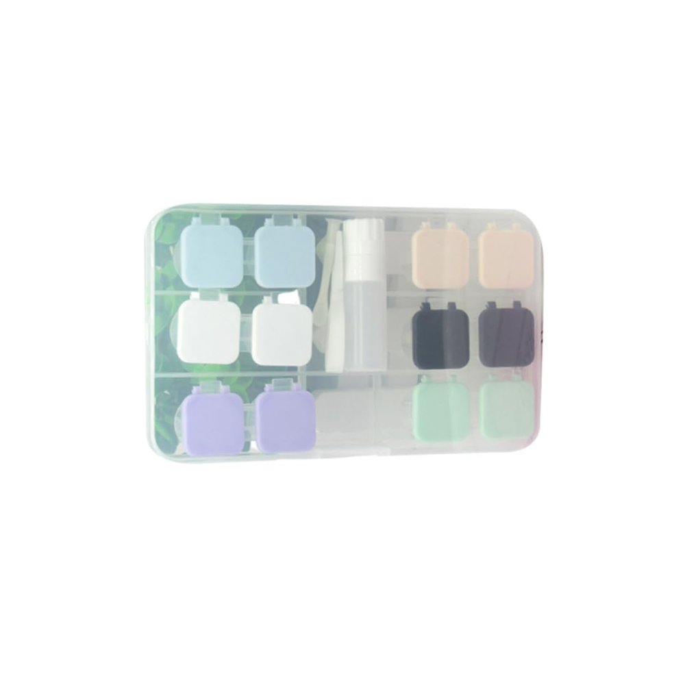 FOYTOKI Large-Capacity Contact Lens Case for Travel