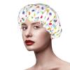 Polka Dots Camo Forest Hunting Camouflage Shower Cap for Men and Women view 4
