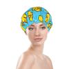 Yellow Duck, Blue Bubble, Cute Whale Women's Shower Cap view 2