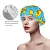 Yellow Duck, Blue Bubble, Cute Whale Women's Shower Cap view 3