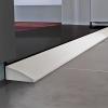 2 cm Door Threshold Ramp, Silicone, Cuttable, Adhesive Backing, White (170 x 2 x 1.2 cm) view 1