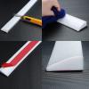 2 cm Door Threshold Ramp, Silicone, Cuttable, Adhesive Backing, White (170 x 2 x 1.2 cm) view 3