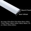 SIDID Portable Door Threshold Ramp for Robot Vacuums, Solid Silicone Gel, 1.2/1.8 cm High, 160 x 5 x 1.8 cm view 2