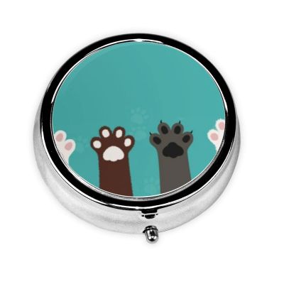 Cat Paw Print Pill Organizer