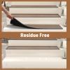 PADOOR Non-Slip Stair Treads with Rubber Backing, 20.3 x 76.2 cm, Light Gray, 15-Pack view 4