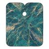 Salon Haircut Cape, Malachite Green Marble, Antistatic Barber Cape for Adults and Children view 1