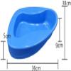 Bedpan for Men and Women, Plastic, 2-Pack, Blue view 2