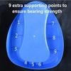 Bedpan for Men and Women, Plastic, 2-Pack, Blue view 4