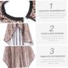 FRCOLOR Leopard Print Hairdressing Cape view 3