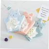 FOMIYES 3-Pack Double-Sided Body Exfoliating Gloves with Elastic Cuffs view 4