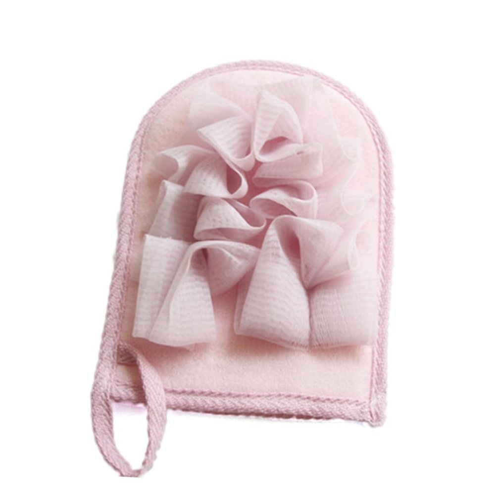 minkissy Mesh Shower Back Scrubber, Soft PE Net Bath Sponge, Random Color