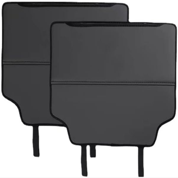2-Piece Car Seat Back Anti-Kick Pads for Ford Mondeo MK3/MK4/MK5/Escape, Black