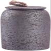 InDmar Handmade Mini Ceramic Urn, 15.5 cm, Vintage Tea Canister-Style Container view 1