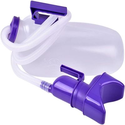 Portable Urinal for Car, Bedpan Urine Bottle with Lid and Funnel, Plastic Container for Camping, Outdoor Use, Travel, Men and Women