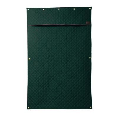 Kentucky - Horse Stall Wall Curtain, Dark Green