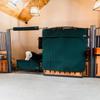 Kentucky - Horse Stall Wall Curtain, Dark Green view 2
