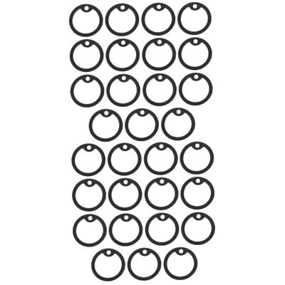 Mipcase 30-Piece Dog Tag Silencers and Protectors