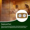 SUIOPPYUW Sauna Hygrometer and Thermometer view 3