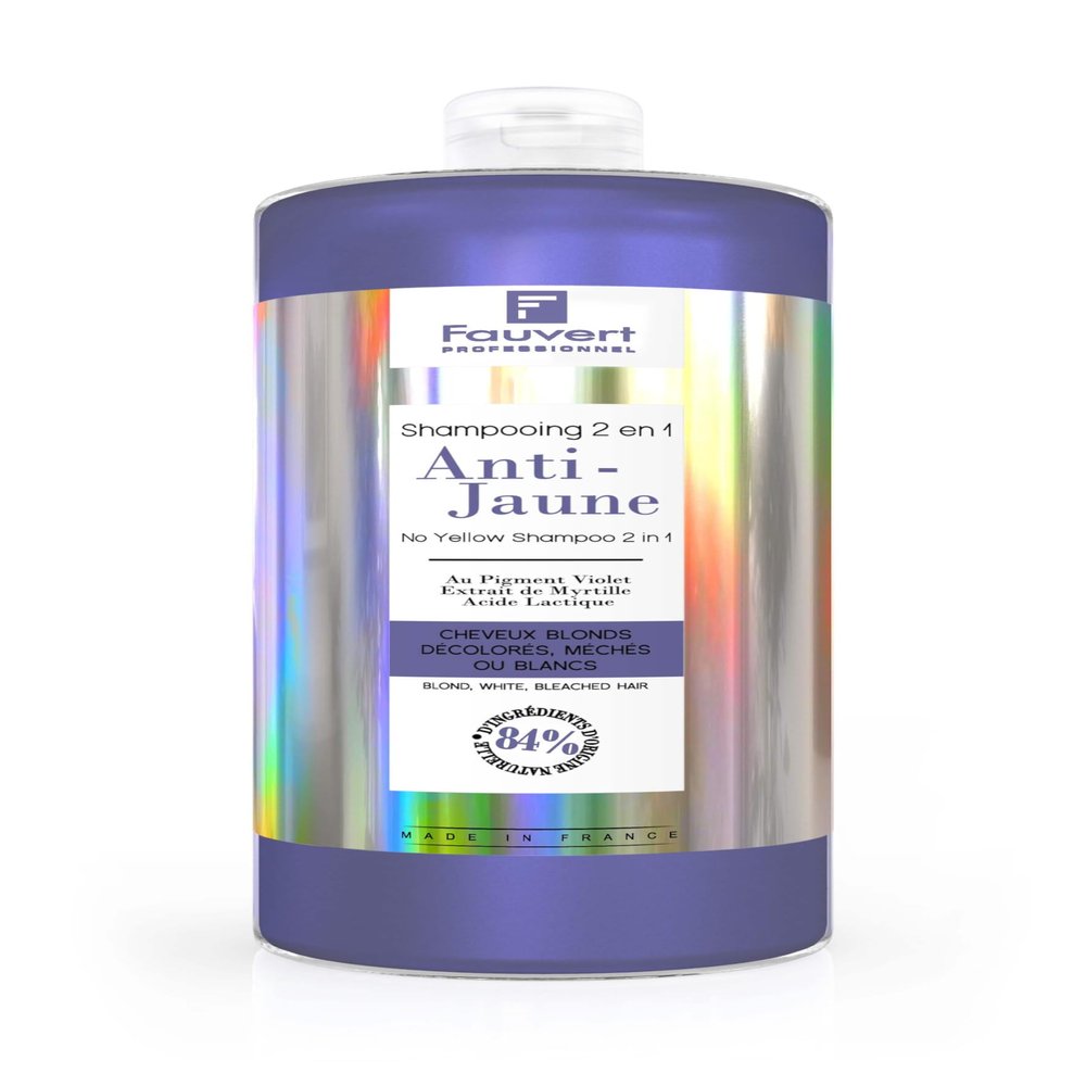 Fauvert Professionnel 2-in-1 Anti-Yellow Shampoo, 1 L