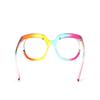 AOOLIA Stylish Round Reading Glasses with Blue-Light Filter for Women and Men view 3