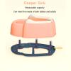 Toddler Bottom-Washing Basin, Slip-Resistant, Squat-Free, Soft Multipurpose Basin for Babies and Children (Pink PVC) view 3