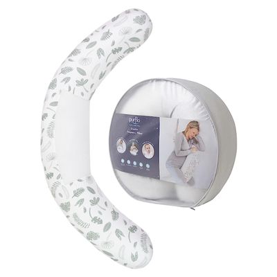 PurFlo Breathe Pregnancy Pillow with Luxuriously Soft Jersey Cover