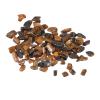 sourcing map 400 g Brown Tiger’s Eye Tumbled Crystal Quartz Stones, 7–9 mm view 1