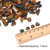 sourcing map 400 g Brown Tiger’s Eye Tumbled Crystal Quartz Stones, 7–9 mm view 2