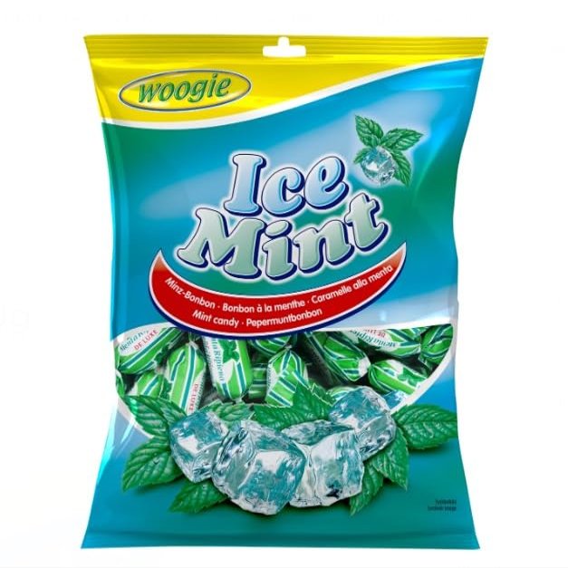 Woogie Ice Mint Filled Candies, Mint Flavor, 170 g