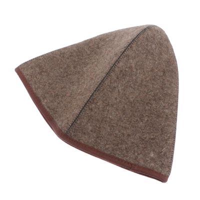 GANAZONO Gray Wool Felt Sauna Hat, Portable Reusable Spa Set