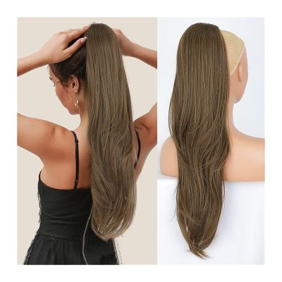 26-Inch Long Wavy Drawstring Ponytail Hairpiece