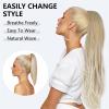 26-Inch Long Wavy Drawstring Ponytail Hairpiece view 4