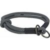 Trixie Soft Half-Slip Dog Collar Black/Grey view 1