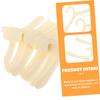 10 White Plastic Hangers for Pet Clothing view 3