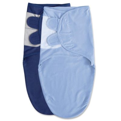 Soarwg Kids Baby Swaddle Sack, 0–3 Months, OEKO-TEX 100, 2-Pack, Dark Blue