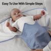 Soarwg Kids Baby Swaddle Sack, 0–3 Months, OEKO-TEX 100, 2-Pack, Dark Blue view 3