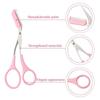 YSJJZRL Eyebrow Trimmer Scissors with Comb, Stainless Steel, Orange view 3
