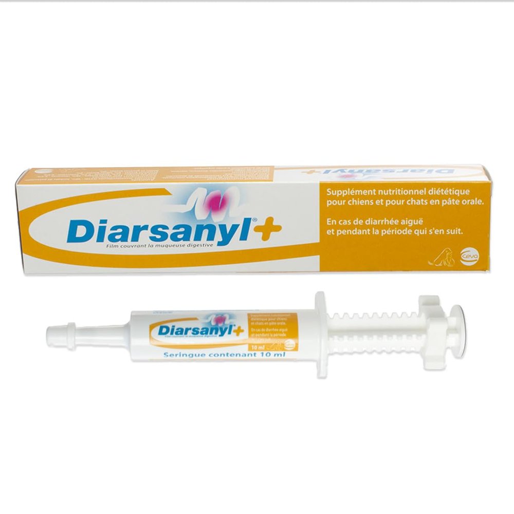 Diarsanyl Plus Double Pack, 2 x 10 ml Oral Paste Injector for Dogs and Cats