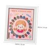 Toyvian Baby Tooth Box for Children with Photo Frame, ABS, White view 4