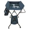 Folding Baby Changing Table, Portable Diaper Changing Station, Dark Blue, 80 × 66 × 98 cm view 3