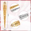 UUYYEO Silver Metal Finger Claw Rings, Long Nail Tips, 10-Piece Set view 3