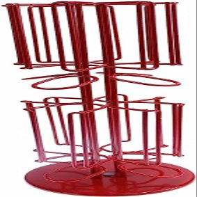 Red Holder for Caffè Borbone-Compatible Coffee Capsules